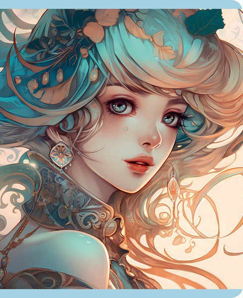 Изображение товара Тетрадь Listoff Нимфы / ТКФ488793