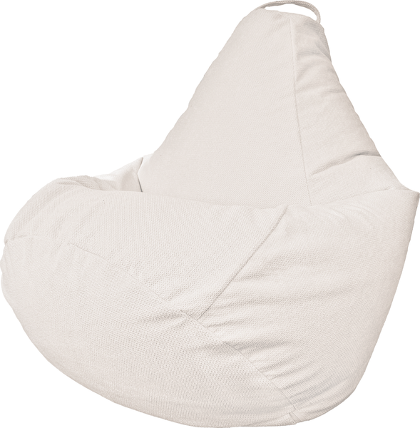 Изображение товара Бескаркасное кресло Flagman Груша Мега XXXL Г3.5-238 (Crown 01 Ivory)