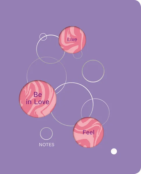 Изображение товара Тетрадь Listoff Total Lilac. Bubbles / ТКФ487937