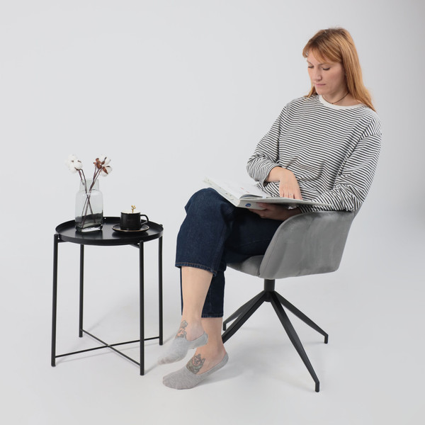 Изображение товара Стул AksHome Flower (серый)