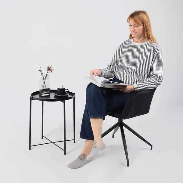 Изображение товара Стул AksHome Flower (черный)