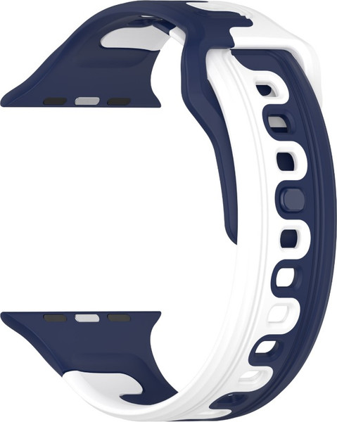 Изображение товара Ремешок для умных часов Bingo Double Colors для Apple Watch 38/40/41мм (синий/белый)