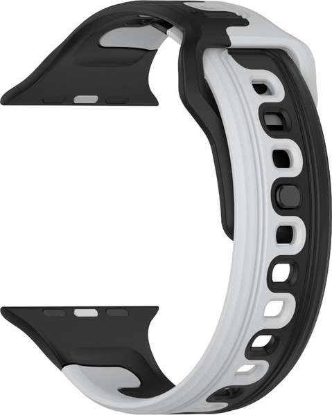 Изображение товара Ремешок для умных часов Bingo Double Colors для Apple Watch 38/40/41мм (черный/серый)