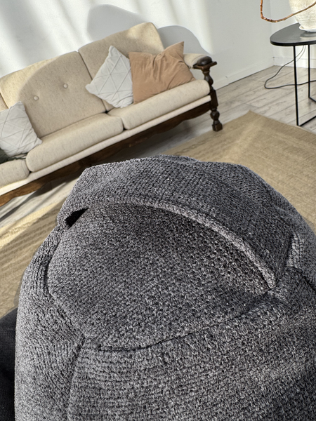 Изображение товара Бескаркасное кресло Flagman Груша Мега XXXL Г3.5-257 (Crown 20 Black)