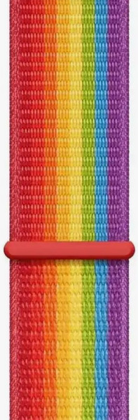 Изображение товара Ремешок для умных часов Bingo Nylon для Apple Watch (радуга/красный)