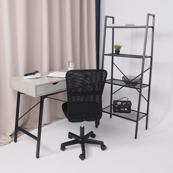 Изображение товара Кресло офисное AksHome Type (ткань-сетка, черный/черный)