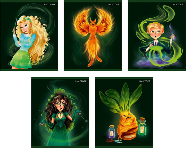 Изображение товара Тетрадь Listoff Школа волшебства / ТКБ488682