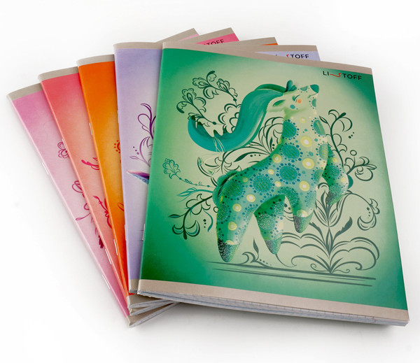 Изображение товара Тетрадь Listoff Яркая дымка / ТКБ488686