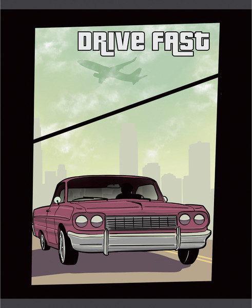 Изображение товара Тетрадь Listoff Уличные гонки / ТК2Л489154