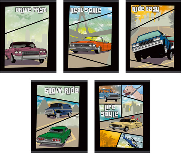 Изображение товара Тетрадь Listoff Уличные гонки / ТК2Л489154