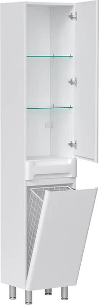 Изображение товара Шкаф-пенал для ванной EQUIL Nice 40 с корзиной