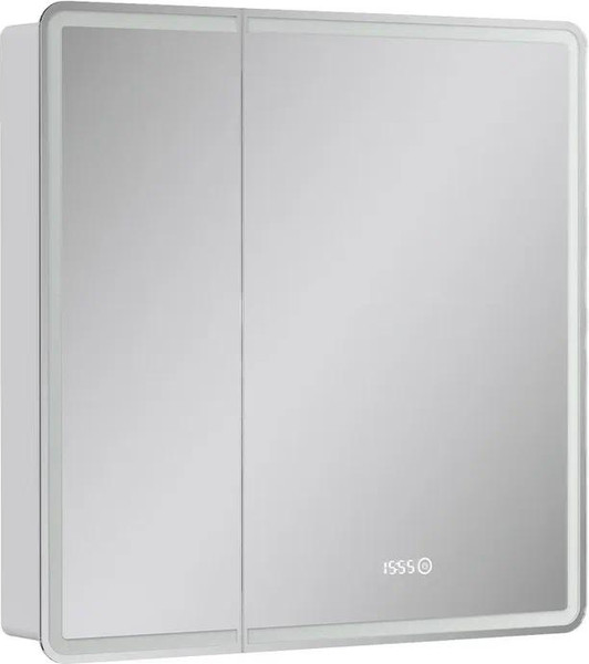 Изображение товара Шкаф с зеркалом для ванной EQUIL Nice LED 80 с часами