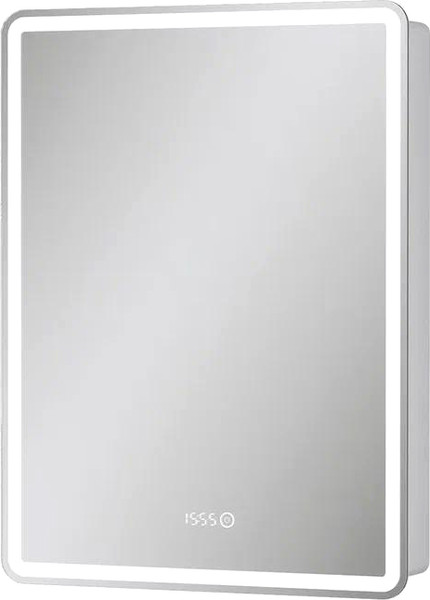 Изображение товара Шкаф с зеркалом для ванной EQUIL Nice LED 60 с часами (правый)