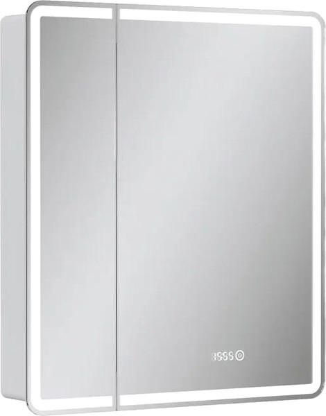 Изображение товара Шкаф с зеркалом для ванной EQUIL Nice LED 70 с часами