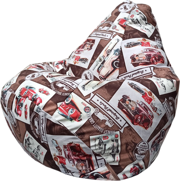 Изображение товара Бескаркасное кресло Flagman Груша Мега XXXL Г3.5-90 (Cars 01)