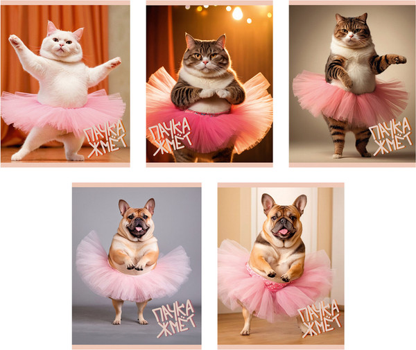 Изображение товара Тетрадь Listoff Пушистый балет / ТК489130