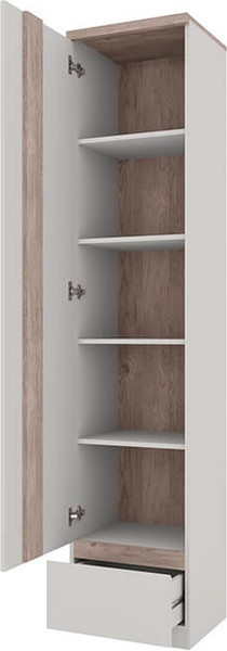 Изображение товара Шкаф-пенал Anrex Lima 1D1S (персидский жемчуг/мадура)