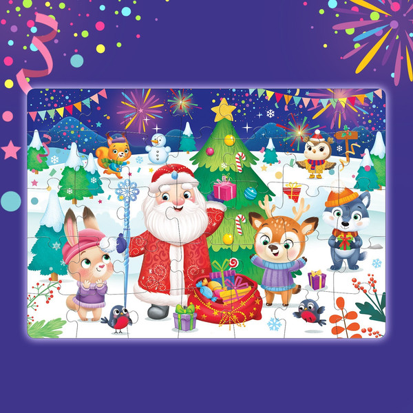 Изображение товара Пазл Puzzle Time С Новым годом! / 6771892 (35эл)