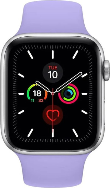 Изображение товара Ремешок для умных часов Bingo Silicone для Apple Watch 38/40/41мм (S, сиреневый)