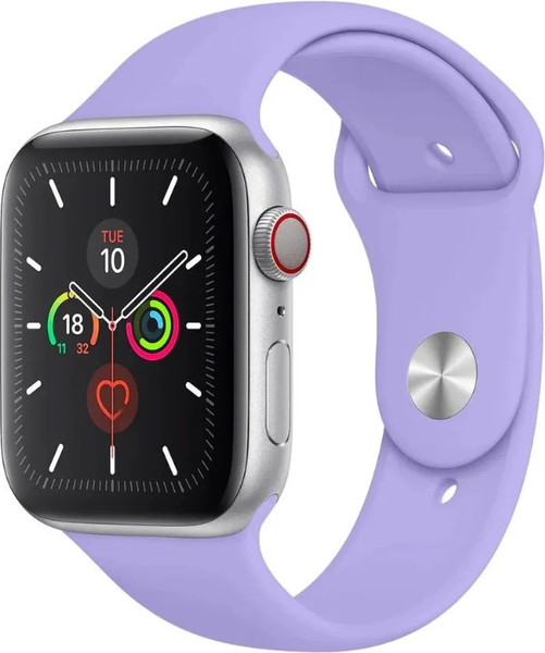 Изображение товара Ремешок для умных часов Bingo Silicone для Apple Watch 38/40/41мм (S, сиреневый)