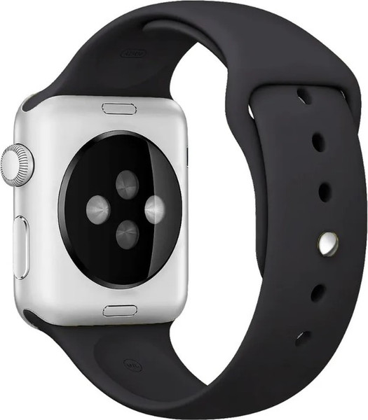 Изображение товара Ремешок для умных часов Bingo Silicone для Apple Watch 38/40/41мм (S, черный)