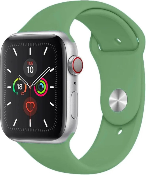 Изображение товара Ремешок для умных часов Bingo Silicone для Apple Watch 42/44/45мм (S, зеленый)