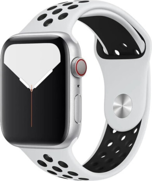 Ремешок для умных часов Bingo Sport для Apple Watch 38/40/41мм (белый/черный) — фото 6