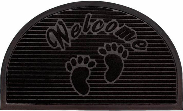 Изображение товара Коврик грязезащитный ComeForte Уют Классик п/кр 40x60 (черный)