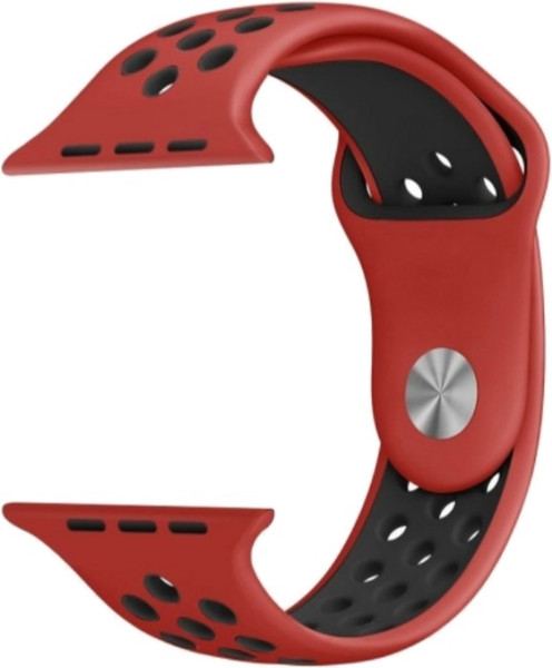 Изображение товара Ремешок для умных часов Bingo Sport для Apple Watch 42/44/45мм (S, красный/черный)