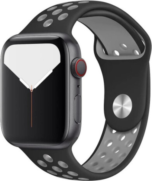 Изображение товара Ремешок для умных часов Bingo Sport для Apple Watch 42/44/45мм (S, черный/серый)