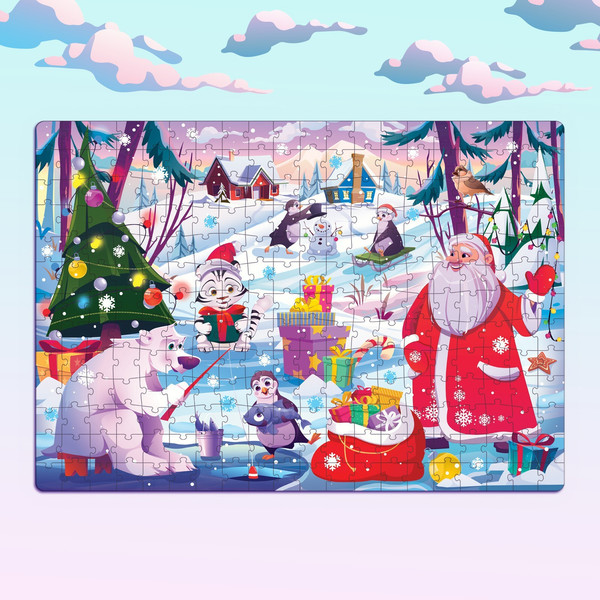 Изображение товара Пазл Puzzle Time Новогодние радости / 9546299 (260эл)