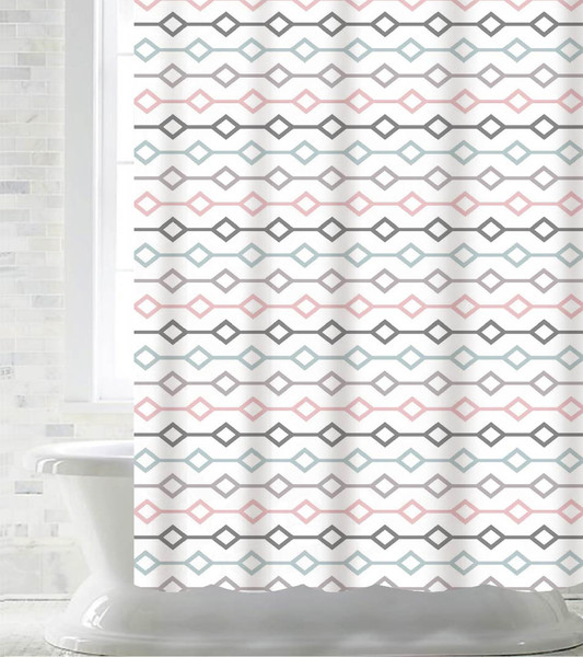 Изображение товара Шторка-занавеска для ванны Primanova Waves DR-60066