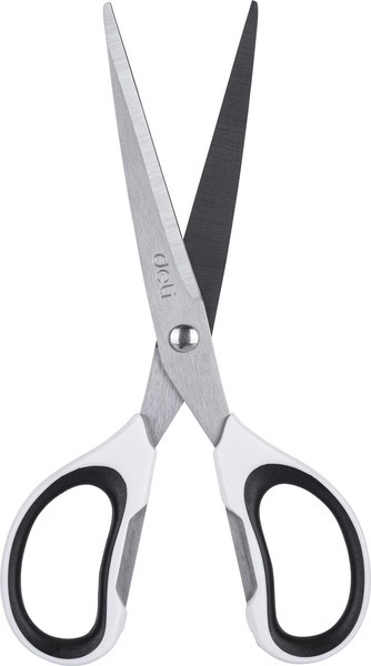 Изображение товара Ножницы канцелярские Deli Classic / 6058 (черный/белый)