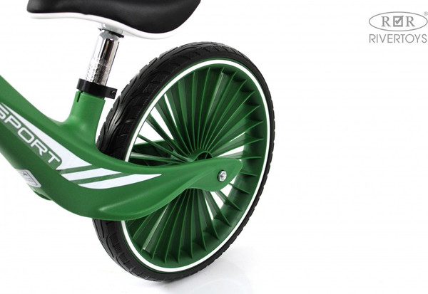 Изображение товара Беговел RiverToys HB-007-14 (зеленый)