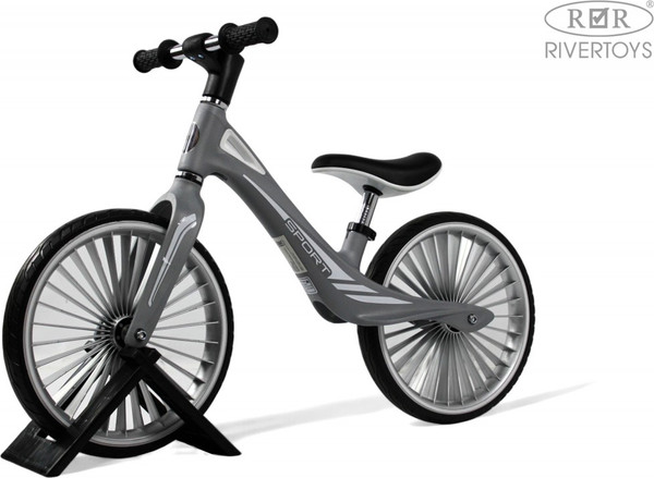Изображение товара Беговел RiverToys HB-007-14 (серый)