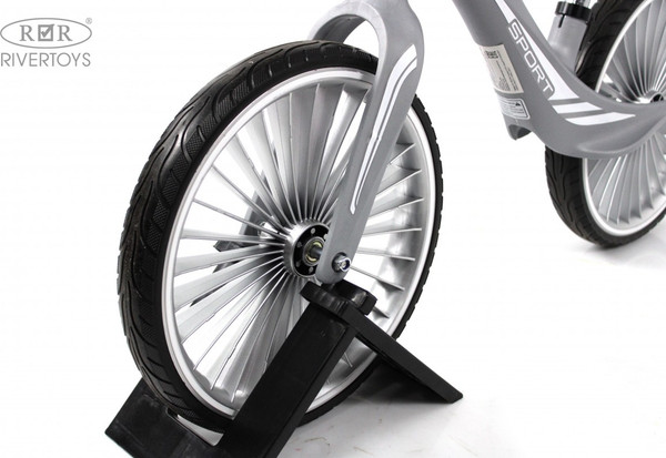 Изображение товара Беговел RiverToys HB-007-14 (серый)