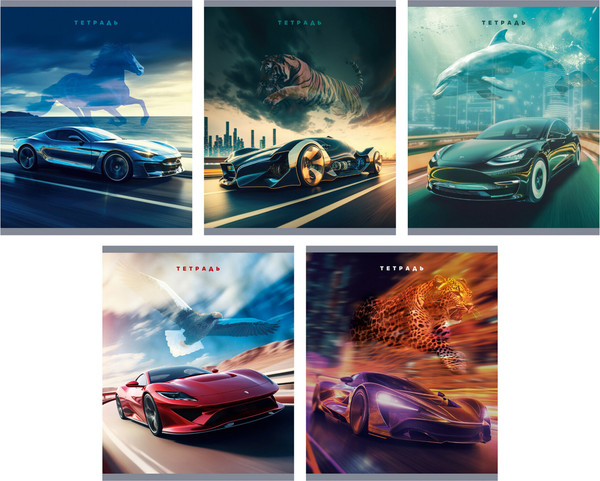 Изображение товара Тетрадь Listoff Покорители дорог / ТК489118