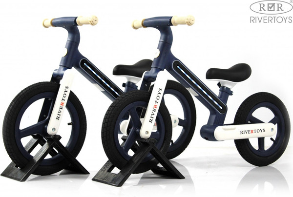 Изображение товара Беговел RiverToys HB-003 (синий/белый)