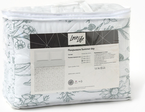 Изображение товара Покрывало Love Life Summer day Евро / 10623991