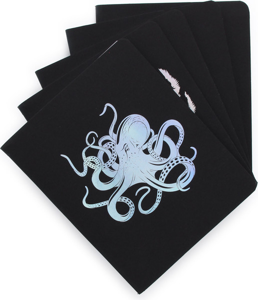 Изображение товара Тетрадь Listoff Total Black. Микс / ТКФ968787