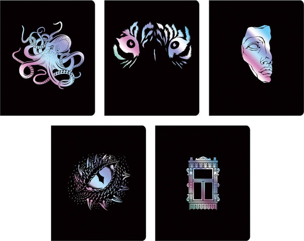 Изображение товара Тетрадь Listoff Total Black. Микс / ТКФ968787