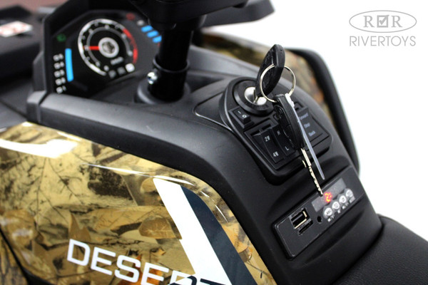 Изображение товара Детский квадроцикл RiverToys H999HH (камуфляж)