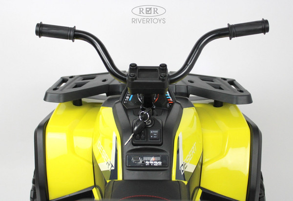 Изображение товара Детский квадроцикл RiverToys H999HH (желтый)