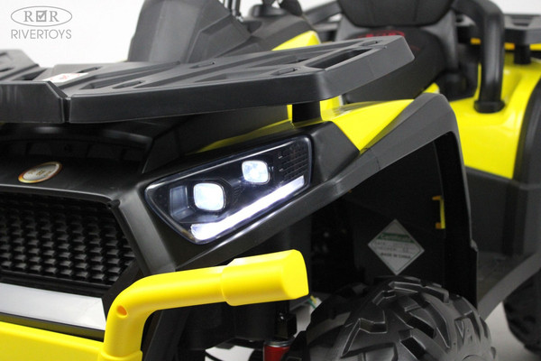 Изображение товара Детский квадроцикл RiverToys H999HH (желтый)