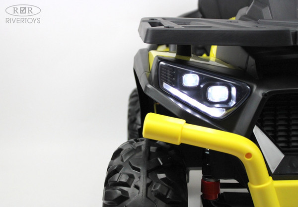Изображение товара Детский квадроцикл RiverToys H999HH (желтый)