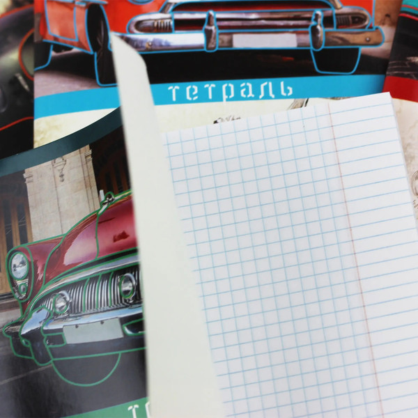 Изображение товара Тетрадь Listoff Ретро авто / ТК968387