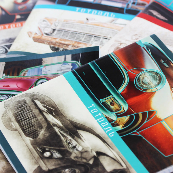 Изображение товара Тетрадь Listoff Ретро авто / ТК968387