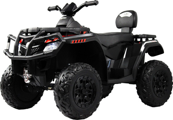 Изображение товара Детский квадроцикл RiverToys T001TT 4WD (черный)