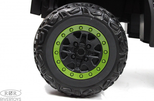 Изображение товара Детский квадроцикл RiverToys T001TT 4WD (зеленый)