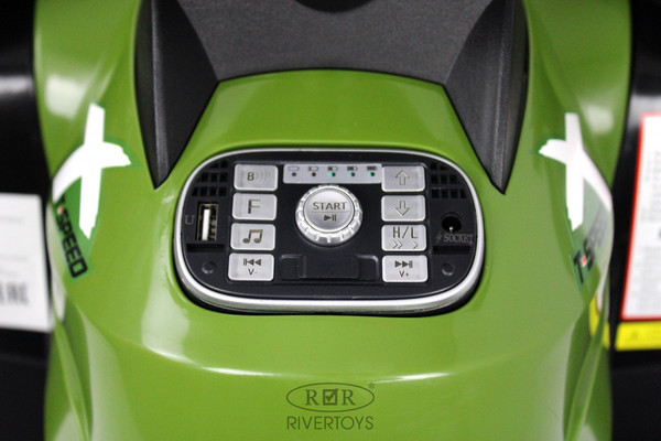 Изображение товара Детский квадроцикл RiverToys T001TT 4WD (зеленый)